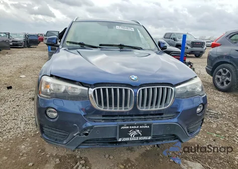 2016 BMW X3 xDrive28I из США, поврежденный, VIN 5UXWX9C53G0D74986
